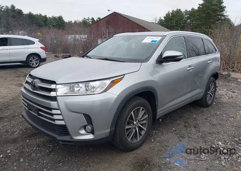 2018 Toyota Highlander Xle z USA, uszkodzony, nr VIN 5TDJZRFHXJS539252